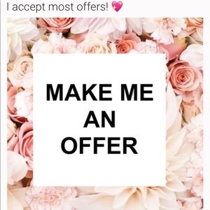 Make reasonable offers 🌸